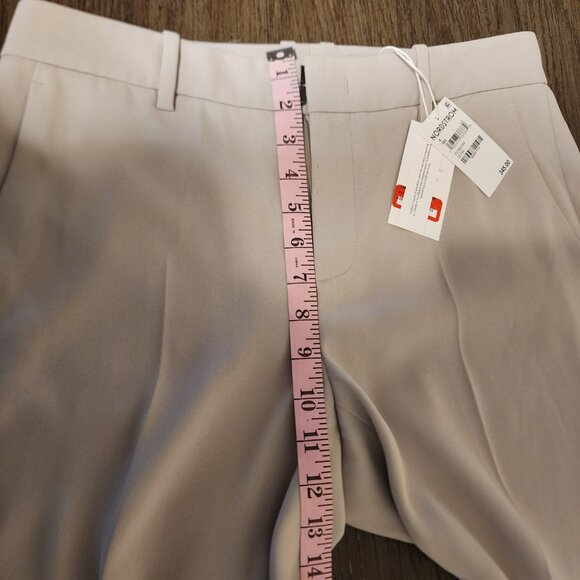 Vince Crepe Tailored Straight-Leg Pant NWT Tan Size 4 Loose threads - Picture 4 of 14